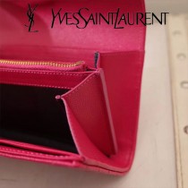 YSL原版皮新款437469-010 魚子醬聖羅蘭新款錢包