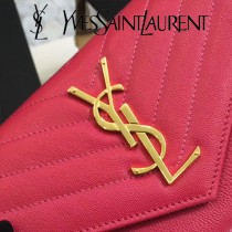 YSL原版皮新款437469-9 山羊紋聖羅蘭新款錢包