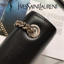 YSL-377629-01  聖邏蘭新款原版皮魚子醬斜背包