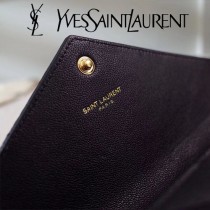 YSL原版皮新款437469-1 山羊紋聖羅蘭新款錢包