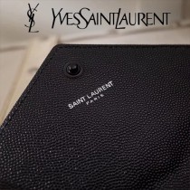 YSL原版皮新款437469-01 魚子醬聖羅蘭新款錢包