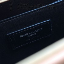 YSL-377830-02  聖邏蘭新款原版皮平紋流蘇斜挎包
