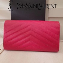 YSL原版皮新款437469-011 魚子醬聖羅蘭新款錢包