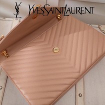 YSL原版皮新款342023經典款  V紋魚子醬牛皮