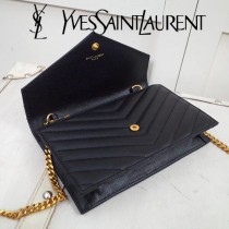 YSL原版皮新款393953-03 斜背包 肩帶拆掉可直接當手包用