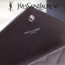 YSL原版皮新款437469-10 山羊紋聖羅蘭新款錢包