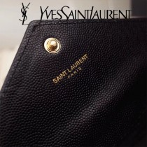 YSL原版皮新款437469-05 魚子醬聖羅蘭新款錢包