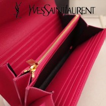 YSL原版皮新款437469-010 魚子醬聖羅蘭新款錢包