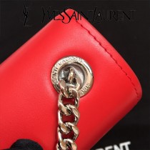 YSL-377830-03  聖邏蘭新款原版皮平紋流蘇斜挎包