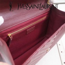 YSL原版皮新款342023經典款  V紋魚子醬牛皮