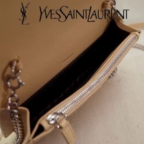 YSL原版皮新款393953-01 斜背包 肩帶拆掉可直接當手包用