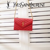 YSL原版皮新款393953-09 斜背包 肩帶拆掉可直接當手包用