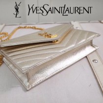 YSL原版皮新款393953-05 斜背包 肩帶拆掉可直接當手包用