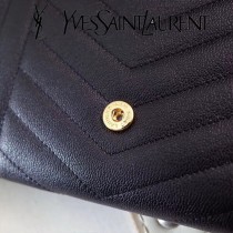 YSL原版皮新款437469-1 山羊紋聖羅蘭新款錢包