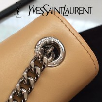 YSL-377830-02  聖邏蘭新款原版皮平紋流蘇斜挎包