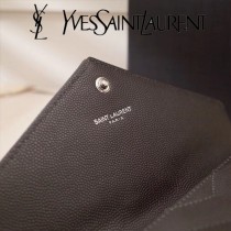 YSL原版皮新款437469-07 魚子醬聖羅蘭新款錢包
