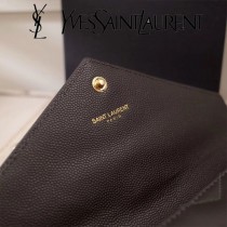 YSL原版皮新款437469-09 魚子醬聖羅蘭新款錢包