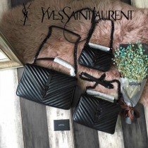 YSL-392738  聖邏蘭新款原版皮百搭大號郵差包