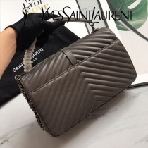 YSL-392738-02  聖邏蘭新款原版皮百搭大號郵差包