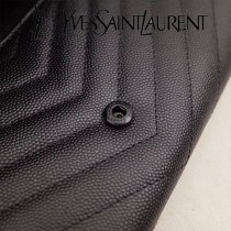 YSL原版皮新款437469-01 魚子醬聖羅蘭新款錢包