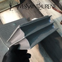 YSL-441971-04  聖邏蘭新款原版皮鱷魚紋斜背包