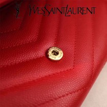 YSL原版皮新款437469-04 魚子醬聖羅蘭新款錢包