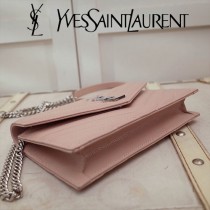 YSL原版皮新款393953-02 斜背包 肩帶拆掉可直接當手包用