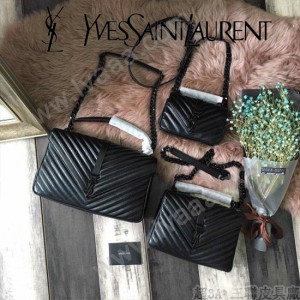 YSL-392738  聖邏蘭新款原版皮百搭大號郵差包