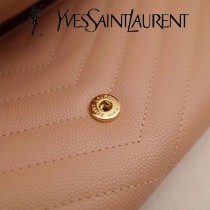 YSL原版皮新款437469-08 魚子醬聖羅蘭新款錢包