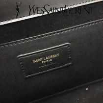 YSL-377830-05  聖邏蘭新款原版皮平紋流蘇斜挎包