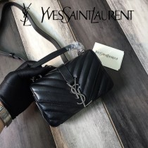 YSL-399289-01  聖邏蘭新款原版皮小號郵差包