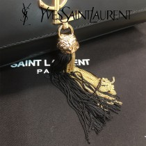 YSL-377830-04  聖邏蘭新款原版皮平紋流蘇斜挎包