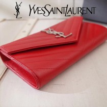 YSL原版皮新款437469-02 魚子醬聖羅蘭新款錢包