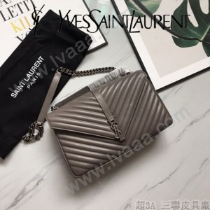 YSL-392738-02  聖邏蘭新款原版皮百搭大號郵差包