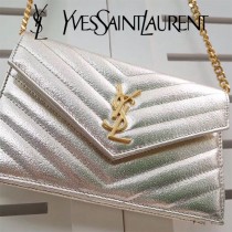YSL原版皮新款393953-05 斜背包 肩帶拆掉可直接當手包用