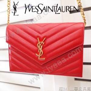 YSL原版皮新款393953-09 斜背包 肩帶拆掉可直接當手包用