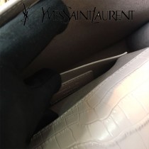 YSL-441971-07  聖邏蘭新款原版皮鱷魚紋斜背包
