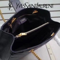YSL原版皮新款 經典款342022 SAINTLAURENT  購物袋 純 V紋魚子醬牛皮