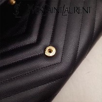 YSL原版皮新款437469-05 魚子醬聖羅蘭新款錢包