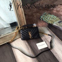 YSL-399289  聖邏蘭新款原版皮小號郵差包