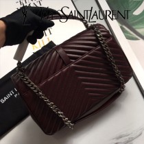 YSL-392738-03  聖邏蘭新款原版皮百搭大號郵差包