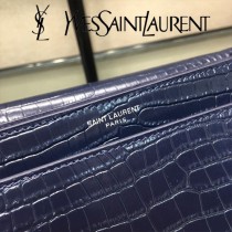 YSL-441971-03  聖邏蘭新款原版皮鱷魚紋斜背包