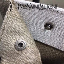 YSL-499290  聖邏蘭新款原版皮帆布手提包