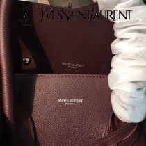 YSL-398709-01  聖邏蘭新款原版皮鉆石紋大號風琴包