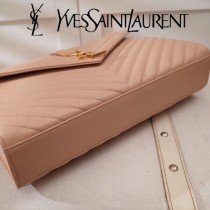 YSL原版皮新款342023經典款  V紋魚子醬牛皮