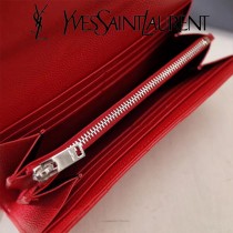 YSL原版皮新款437469-02 魚子醬聖羅蘭新款錢包