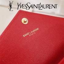 YSL原版皮新款437469-04 魚子醬聖羅蘭新款錢包