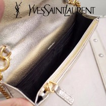 YSL原版皮新款393953-05 斜背包 肩帶拆掉可直接當手包用