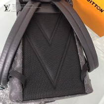 LV-M43409  路易威登新款原版皮閃電系列男士雙肩包書包