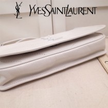 YSL原版皮新款498913s  SLP NIKI 復古褶皺和絎縫幹邑色真皮鏈條包
